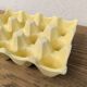 Vintage yellow ceramic egg holder