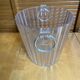 Vintage White Lucite Champagne Bucket FOUSSY Plexi + Metal Handles