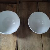 Porcelain bowls italy bordered green