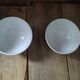 Porcelain bowls italy bordered green