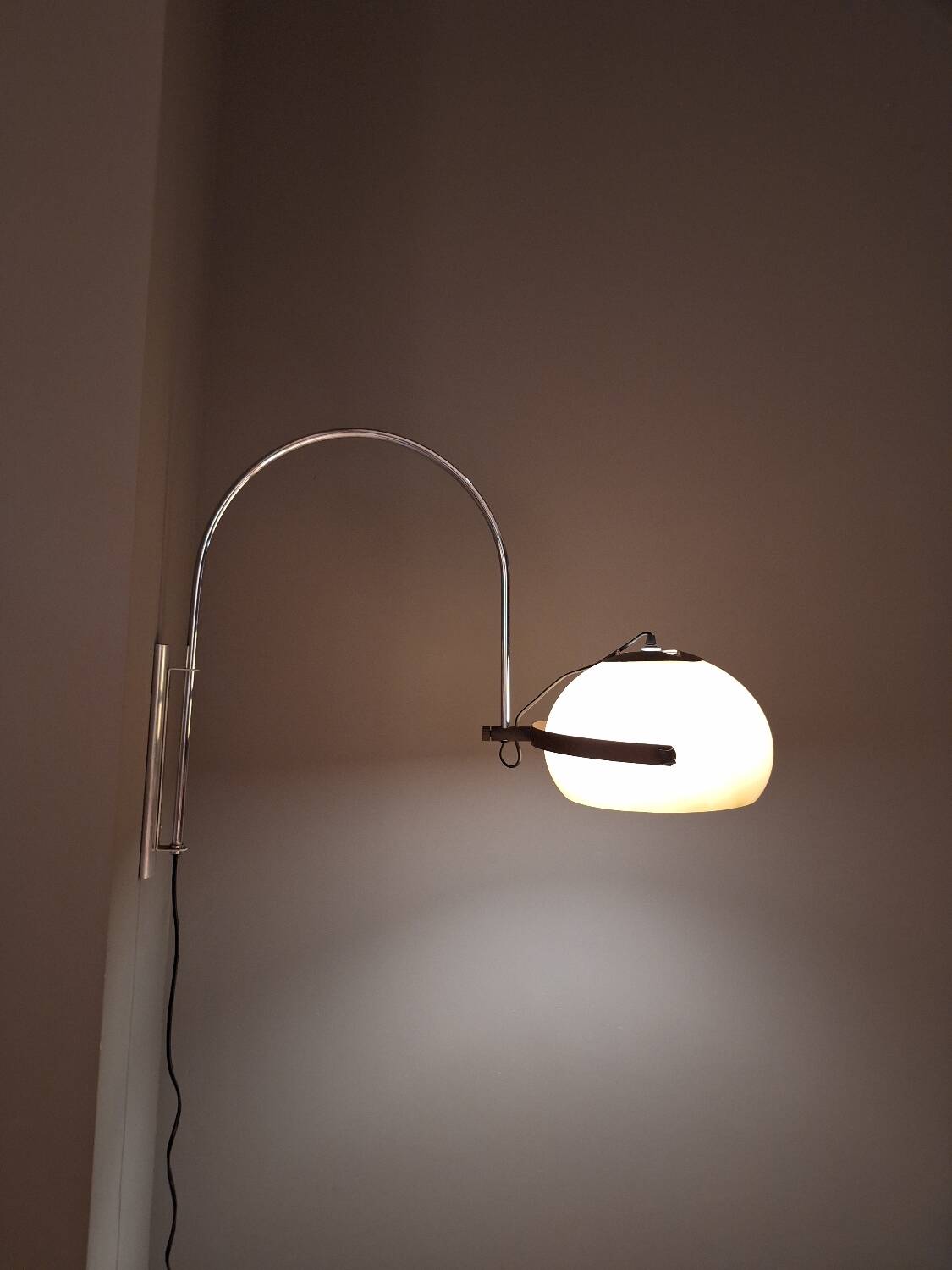 Vintage mushroom wall light
