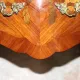 Louis XV style bedside table in marquetry rosewood