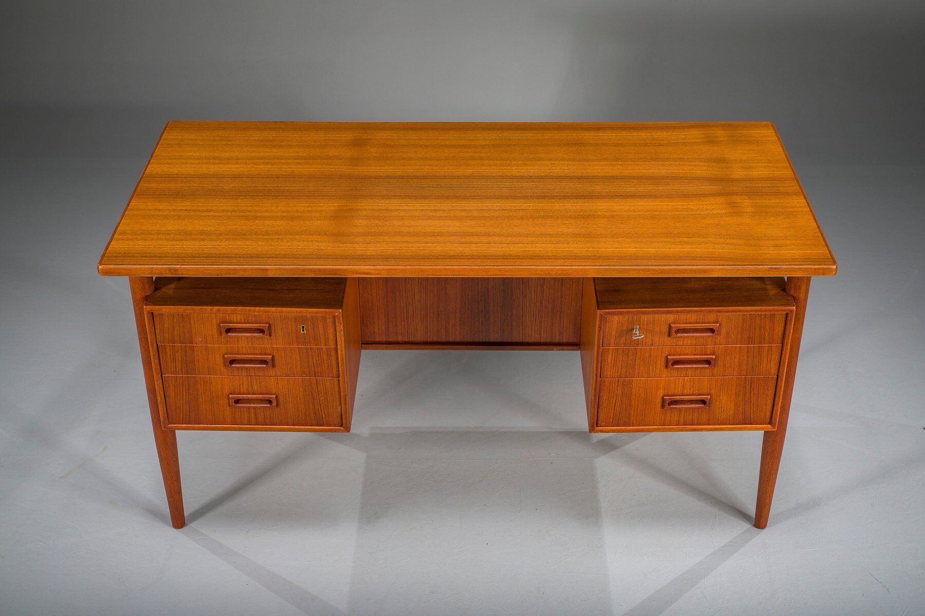 Modern Danish teak desk, 1950s