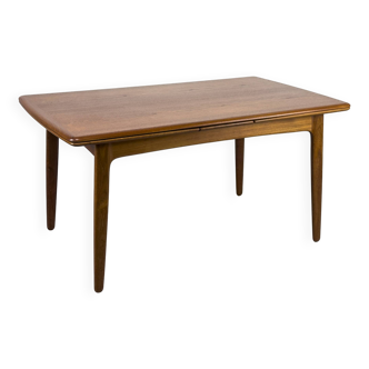 Table de Salle à Manger Extensible en Teck par Svend Aage Madsen pour K. Knudsen & Son, Danemark, années 1960