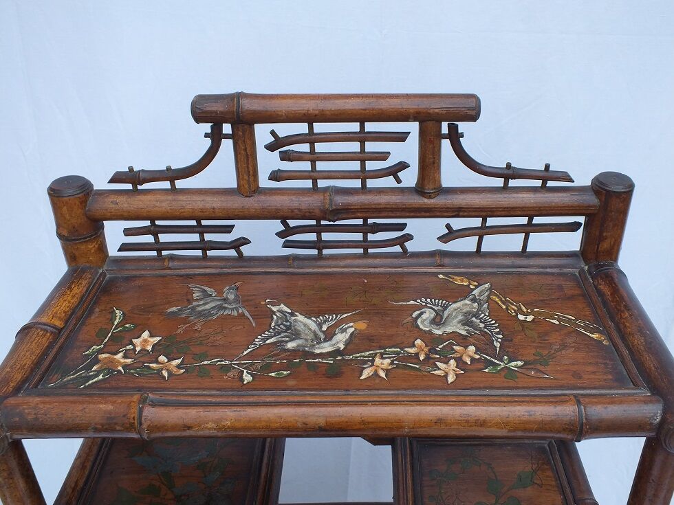 1900 extreme oriental bamboo Cabinet