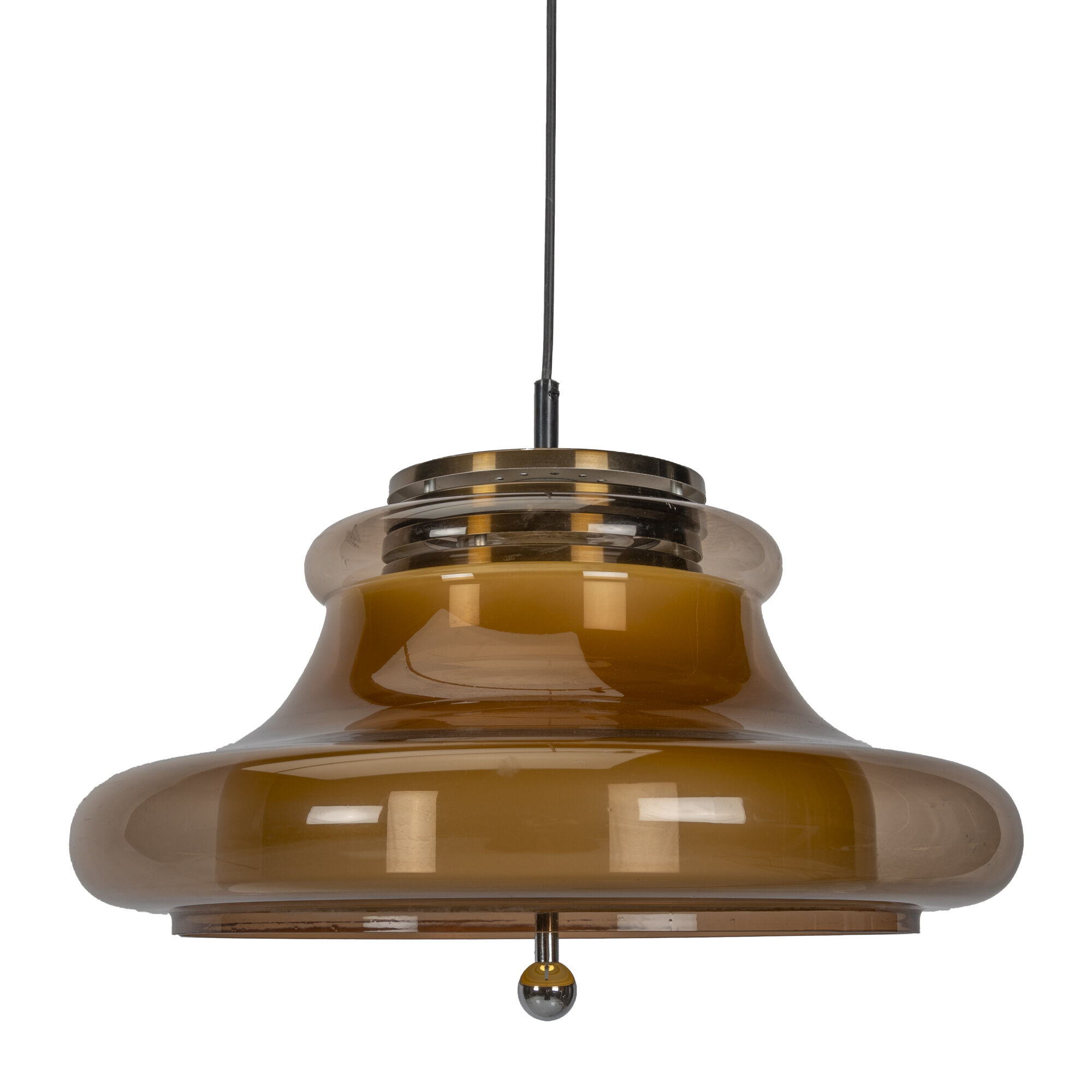 Brown space age herta pendant lamp
