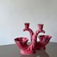 2 vintage Vallauris candlesticks