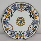 Assiette en faïence de Gien XIXème