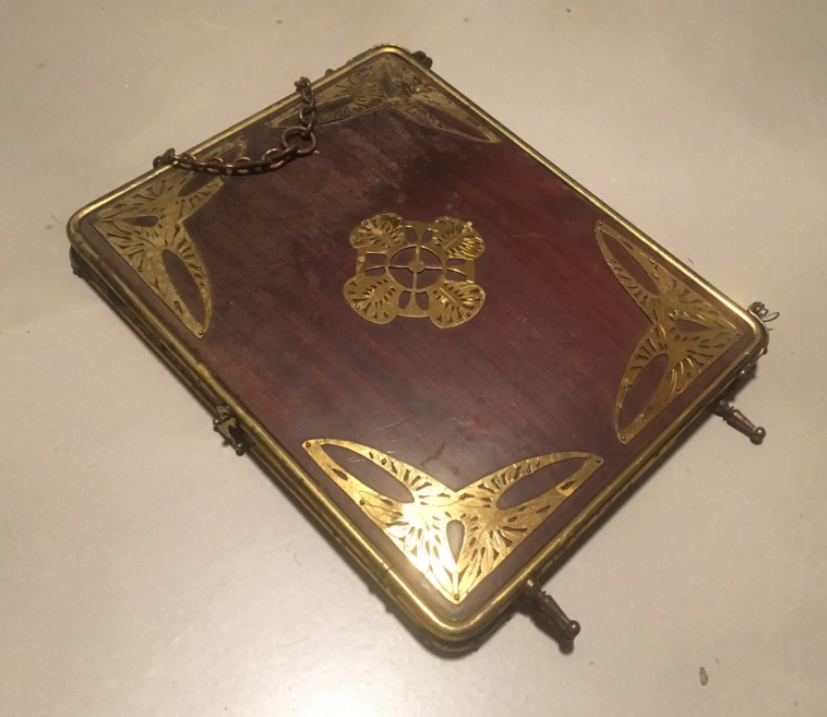 Diptych stung bevelled mirror