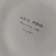 Set of oyster plates MBFA Pornic model Penerff, 1960s-70s.