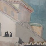 Lithography numbered 8/100 by Yves Brayer