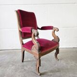 Vintage antique pink chair / armchair
