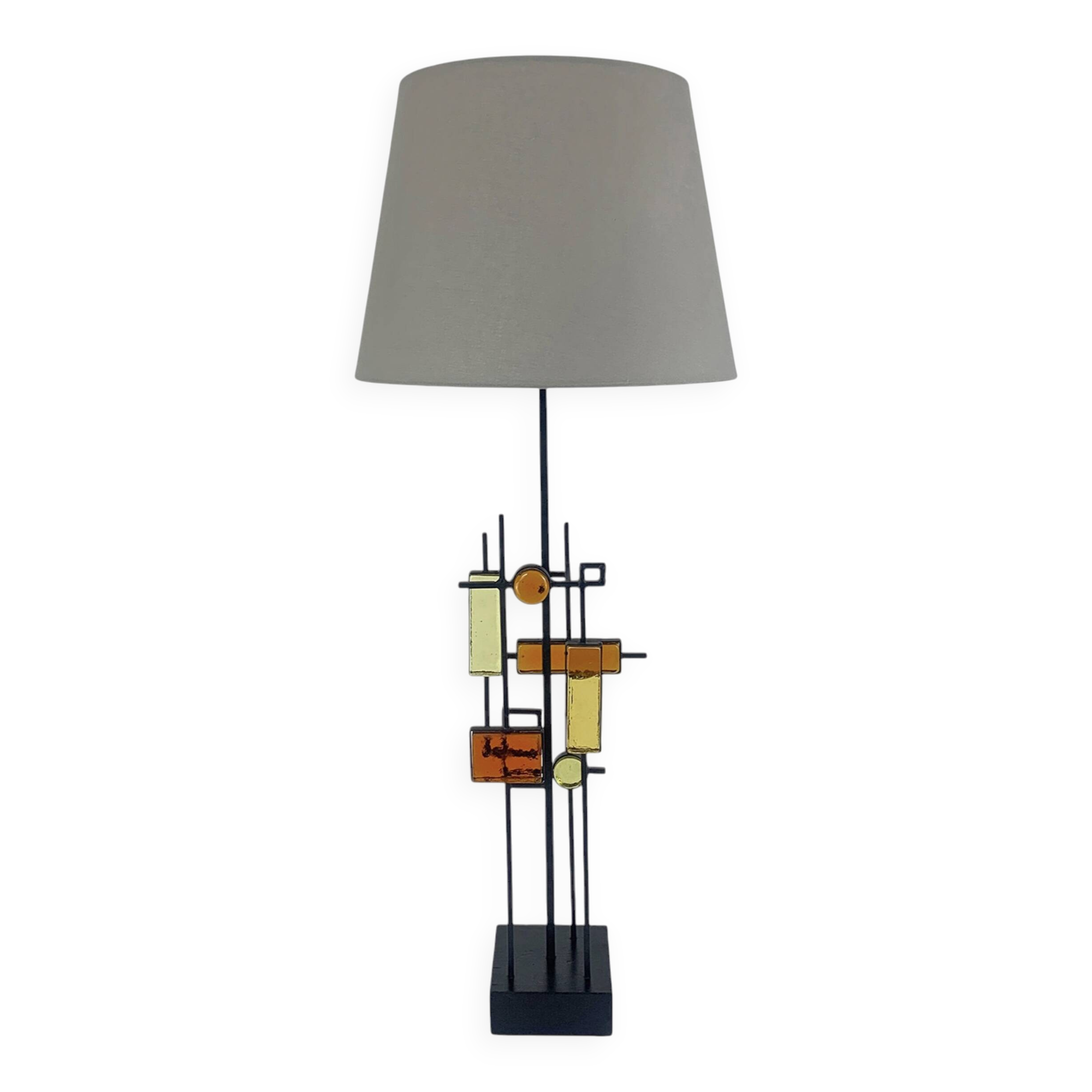 Modernist table lamp by Svend Aage Holm Sorensen, Denmark 1960s