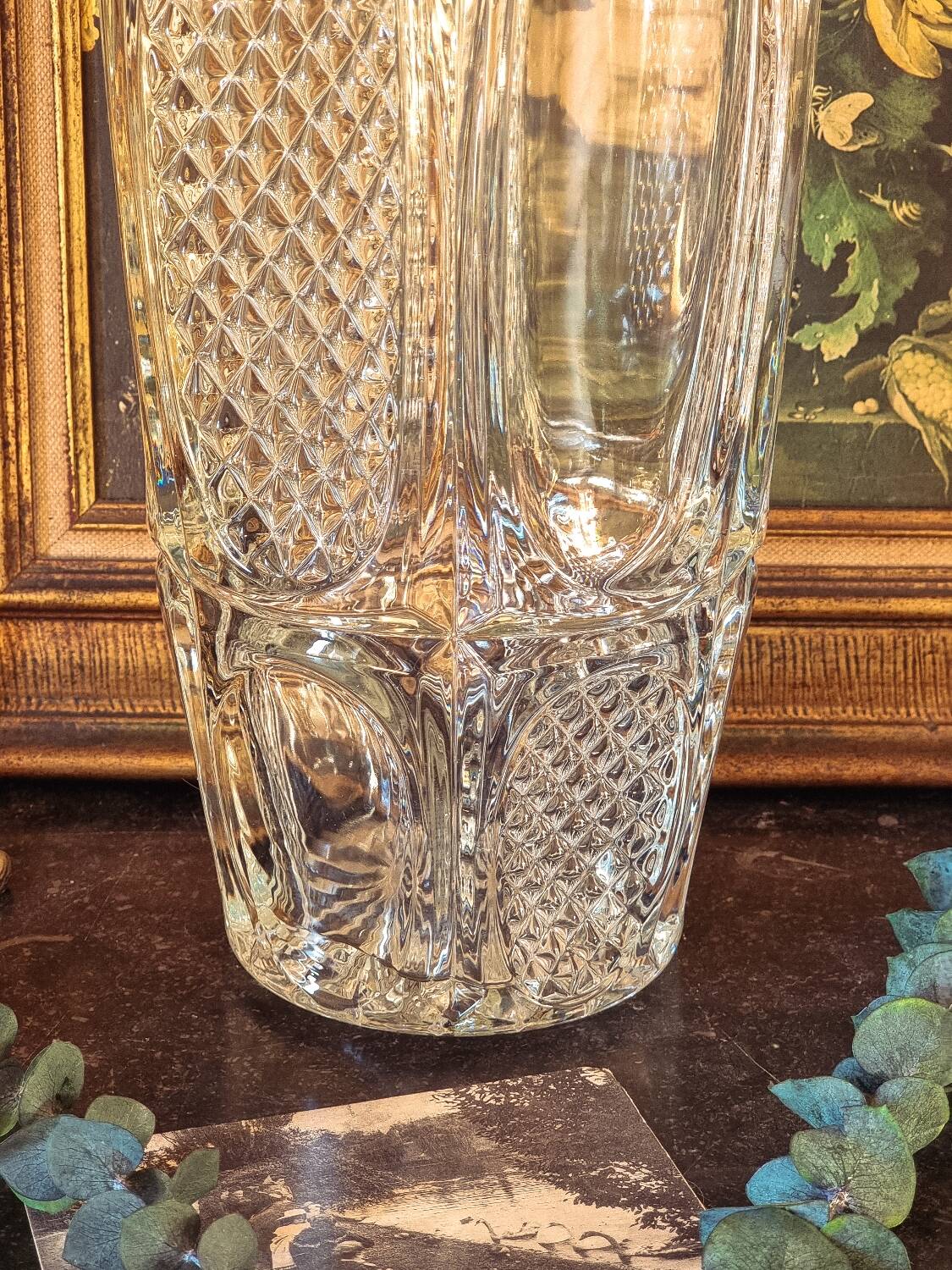 Oberglas crystal vase