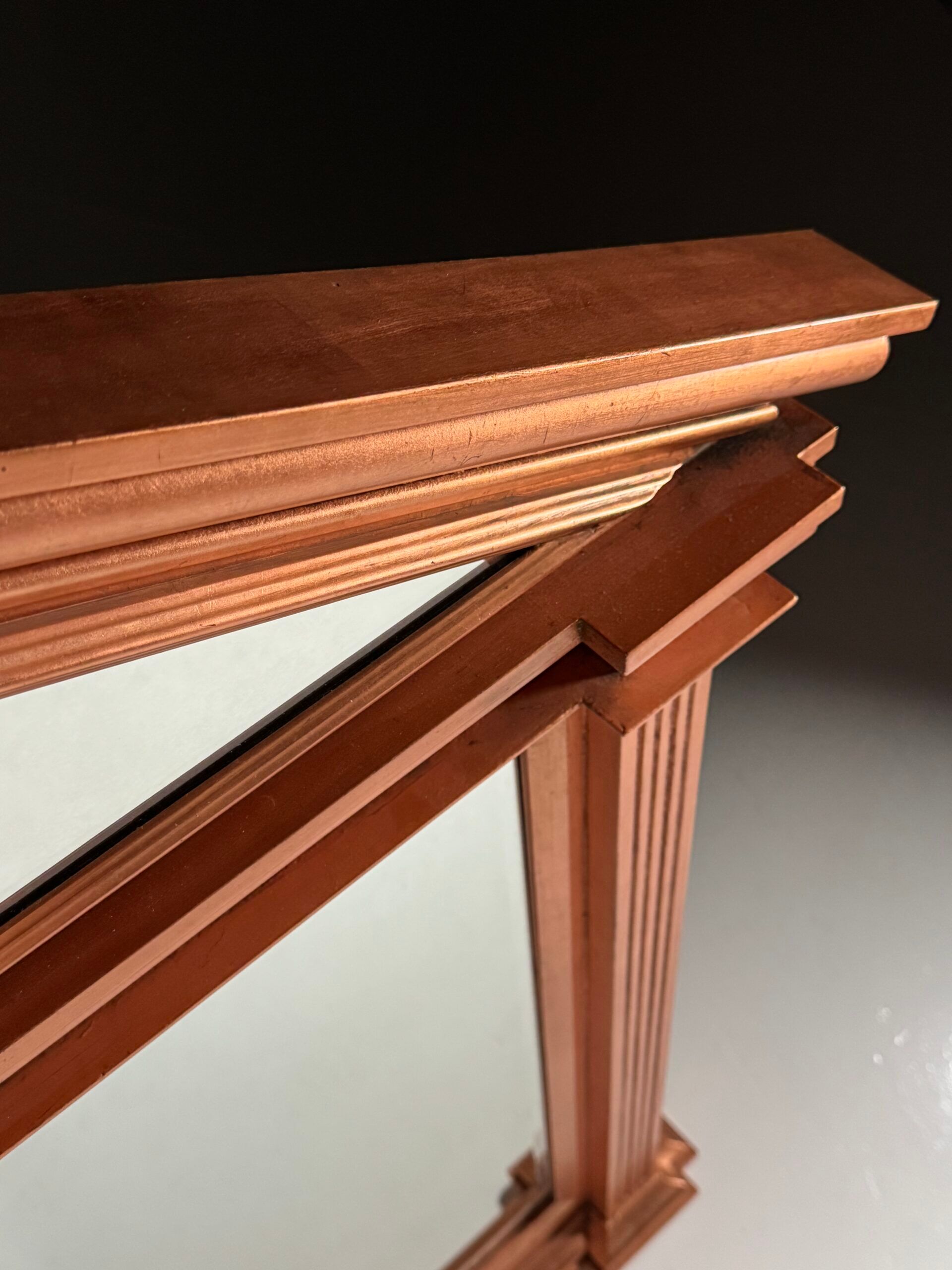 Neoclassical mirror copper colour