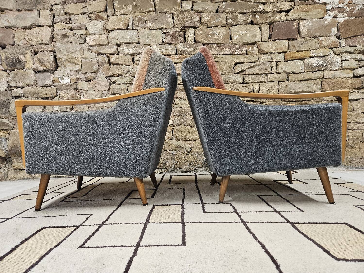 Pair of 1960 armchairs