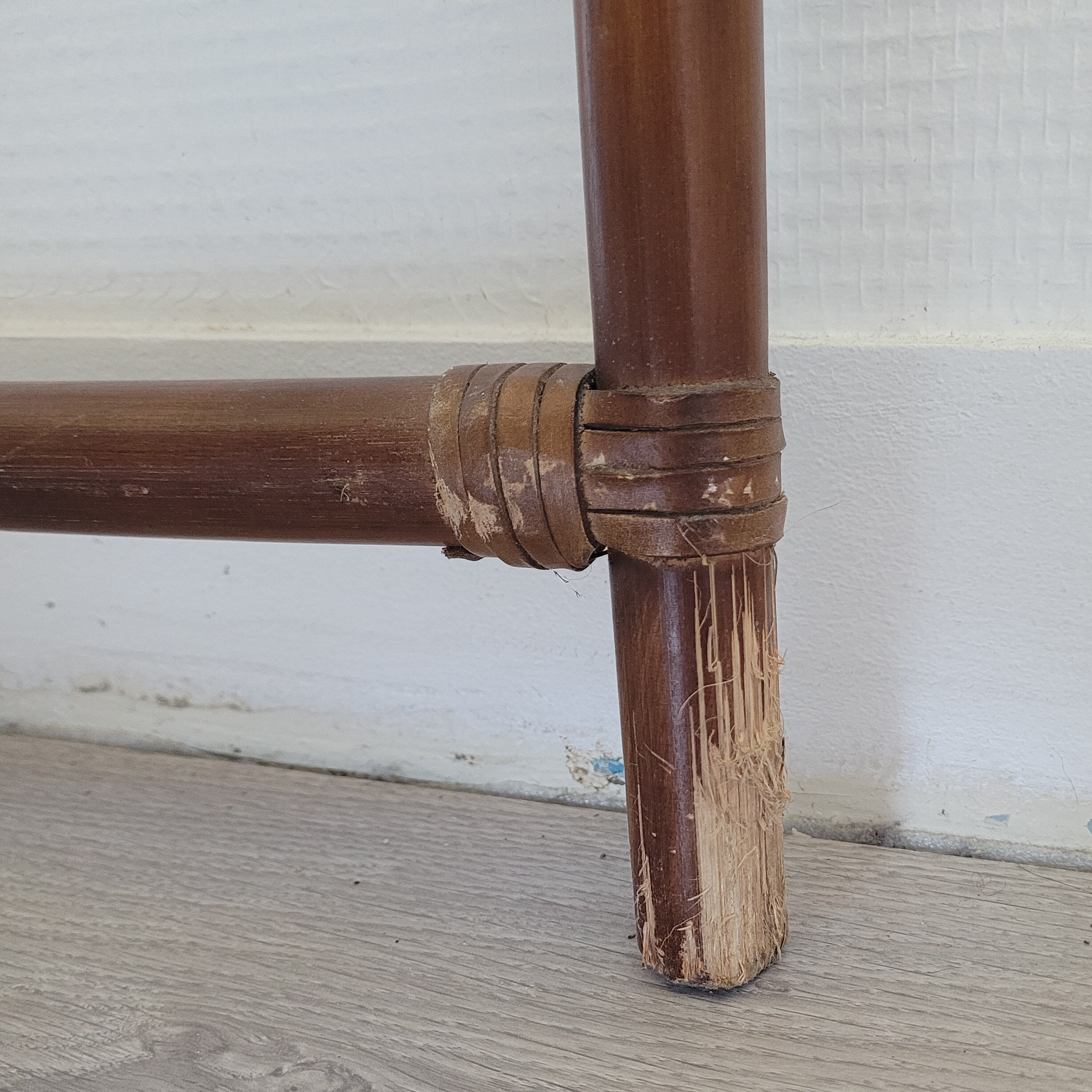 Rattan flower headboard and vintage canning