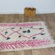 Berber hallway rug pink 290 X 90 CM