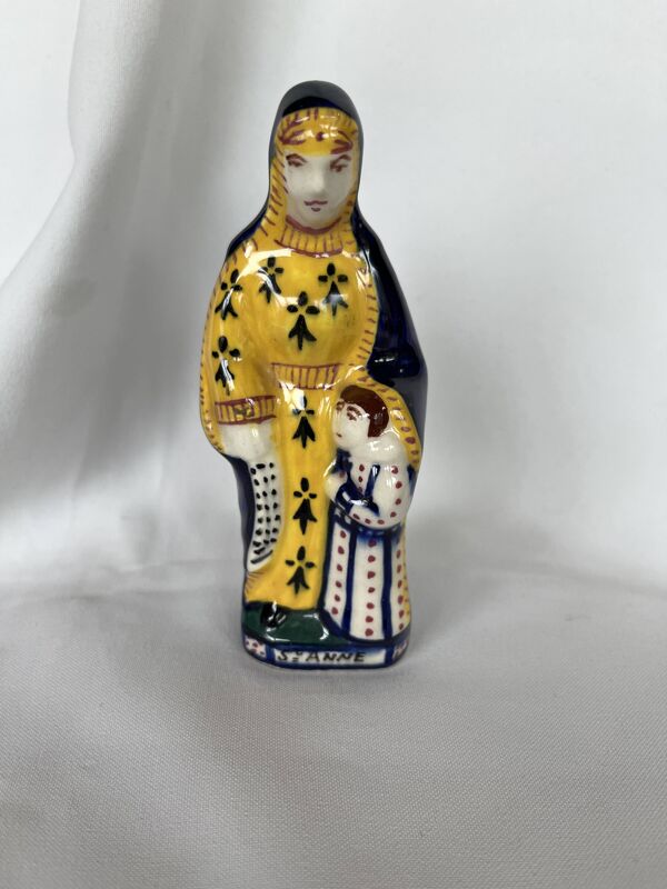 Ste Anne à l’enfant, faïencerie Henriot Quimper
