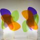 Pair of lamps Butterfly Slamp Italy 2000s