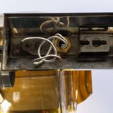 Space age smoked glass wall light 1970s