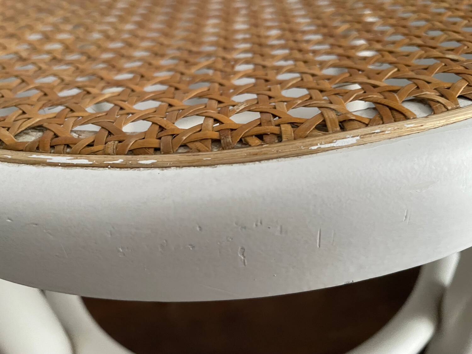 Tabouret canné