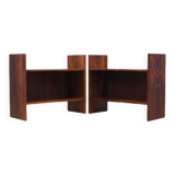 Set of two rosewood bookcases, Danish design, 1970s, production: Denmark