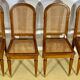 Four chairs canned art nouveau period 1900
