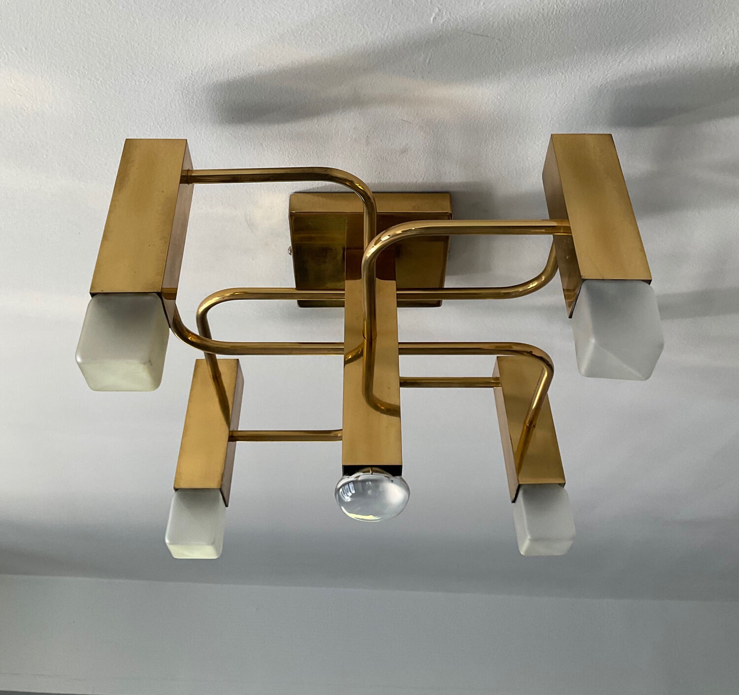 Gaëtano Sciolari ceiling light from the 70s