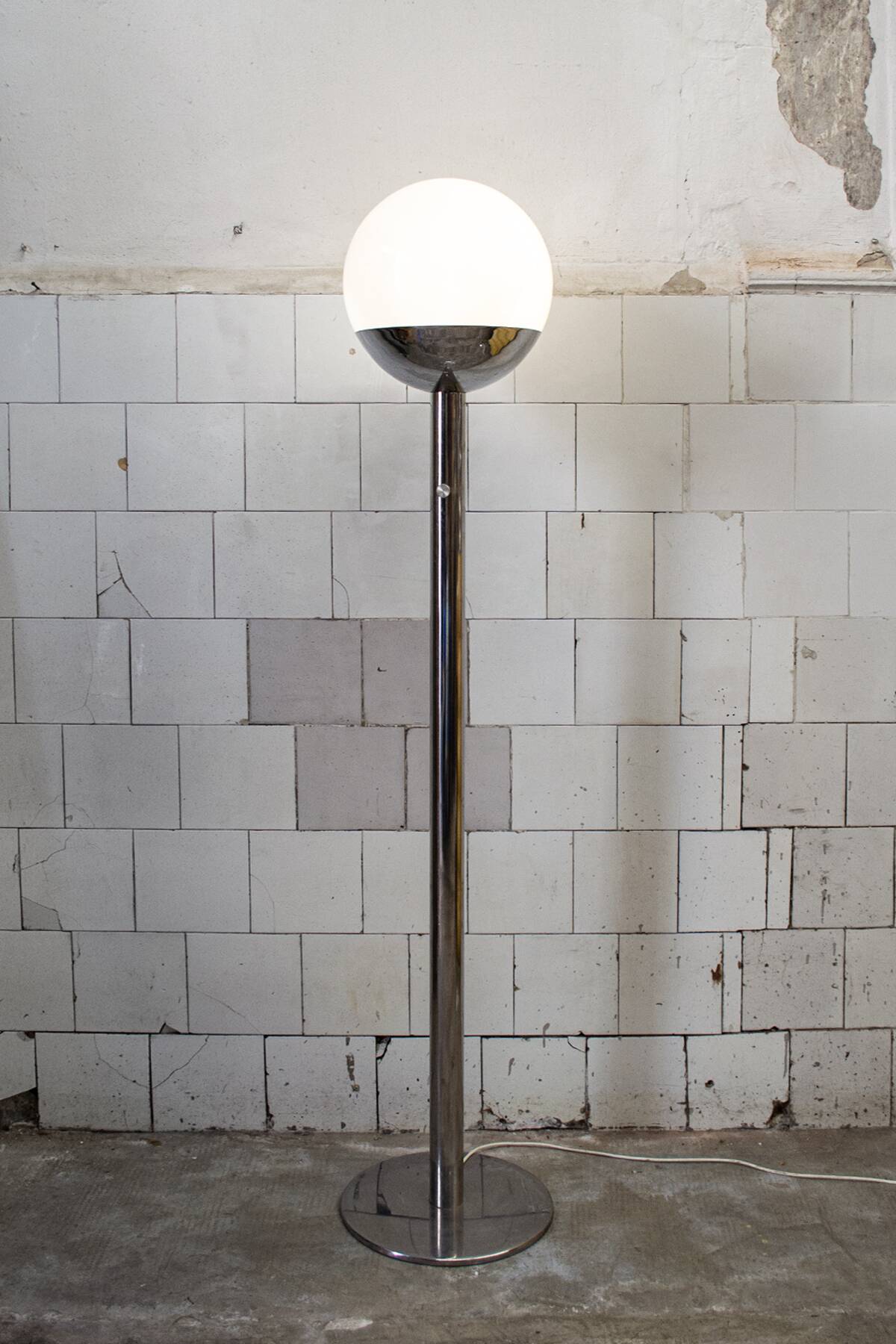 Lampadaire P428 Pia Guidetti Crippa pour Luci, Italie, années 1970