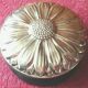 Old box blue felt ecrin paola calosci decoration marguerite
