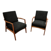 Restored pair of armchairs by Uluv