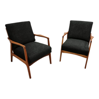 Restored pair of armchairs by Uluv