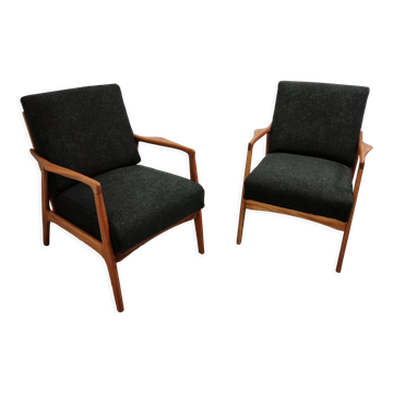 Restored pair of armchairs by Uluv