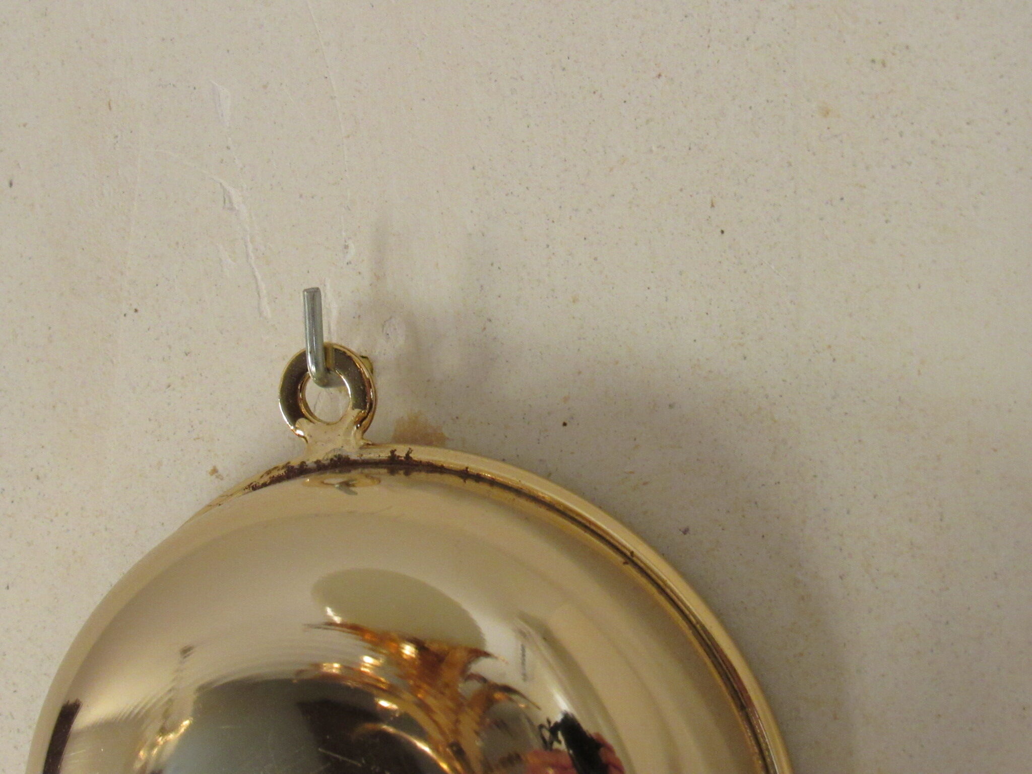 Luminaire wall lamp golden palm tree Sergio Terzani numbered