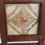 Old "art-deco" teak bench