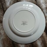 6 mismatched antique flat plates