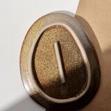 Trio of stoneware plates