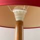 Lampe en bois tourné vintage