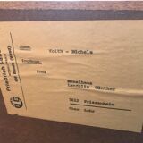 Set of three modules enfilade Scandinavian style blond teak 1960