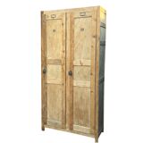 Vintage wooden wardrobe from 1940.