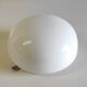 20 cm opaline globe ceiling or wall light - mid-20th century