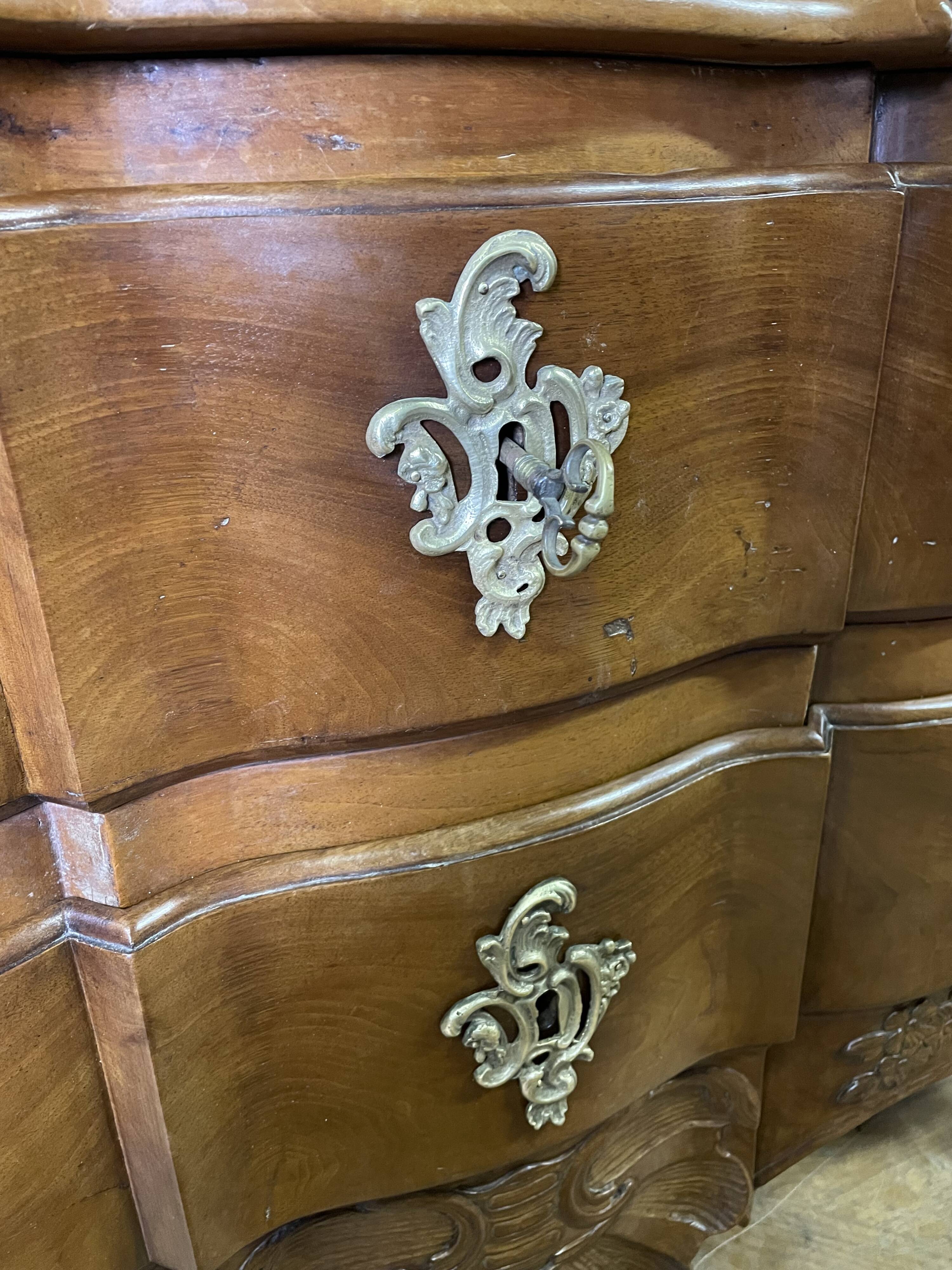 Louis XV period walnut commode