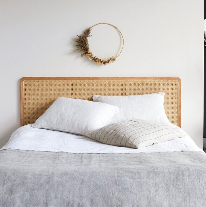 Rattan headboard 160 cm
