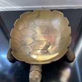 Vintage turtle pocket in solid bronze