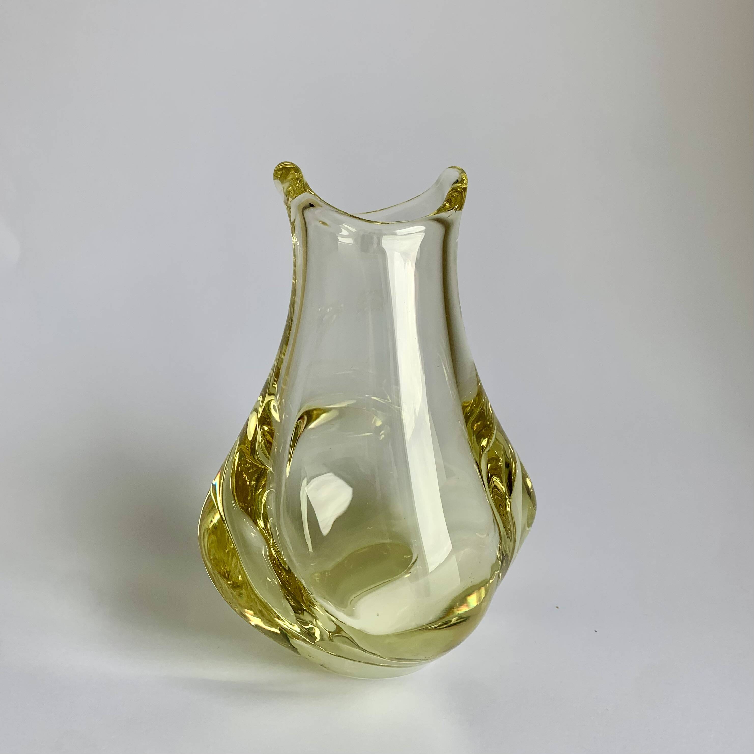 Vase by M. Klinger for Bohemian Glass, Czechoslovakia, 1960s