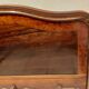 Solid walnut bed with very old walnut burl.