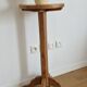 Solid pine wood pedestal table 1940s