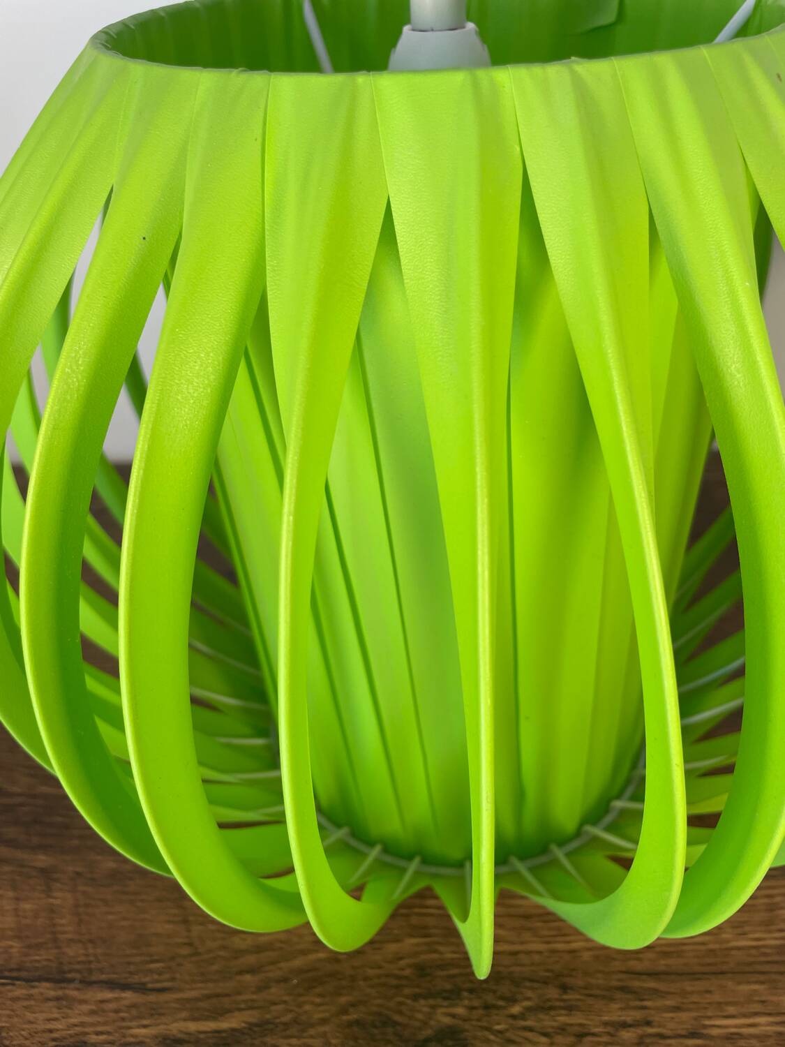 Vintage Steinhauer space age green pendant light