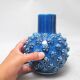 Vase turquoise pine cone Italy 60s